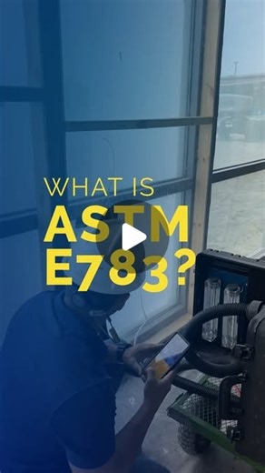 Facade + Envelope ® | ASTM E783 Air Infiltration Testing measures the actual air leakage through installed windows and doors by applying controlled pressure... | Instagram | Manuel Morales, PE, CPHC