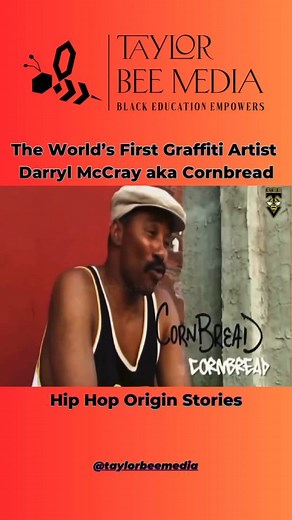 #REPOST FROM @taylorbeemedia —— Undeniable History: The worlds first graffiti artist Black American Darryl McCray aka Cornbread from Philadelphia, PA 🫡 👨🏾‍🎨🎨🖌️ #hiphoporiginstories #hiphop #50yearsofhiphop #graffiti #graffitiart #worldsfirst #hiphophistory #history #blackamericans #fba #blackexcellence | NO GUN ZONE Incorporated for Philadelphia