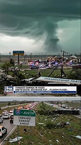 92K views · 403 reactions | Tornado damage reported in Texas as powerful storm system shifts East, snarling holiday travel More severe storms are expected to threaten early Thanksgiving flights in these same areas on Monday afternoon, as storms begin to shift east. A broad low-level flash flood threat stretches from Austin to Nashville, Tennessee. | When Weather Strikes | Facebook
