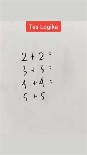 Matic Tutorial on Instagram: "Tes Logika #matematika #trikmatematika #math #fyp #reels"