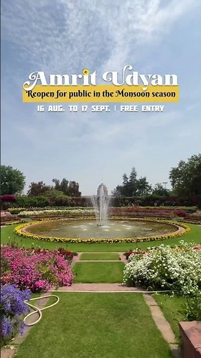 Amrit Udyan | Mughal Garden | Delhi #delhiian