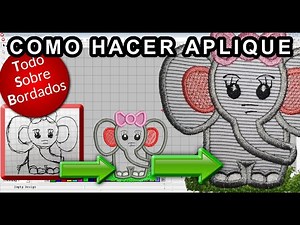 Que son y como crear APLIQUE o APLICACIONES manuales con Wilcom - Todo Sobre Bordados