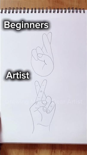 Beginners be Artist Hand Drawing Challenge!
