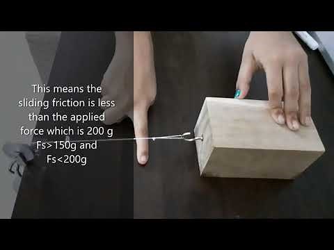 To Show that Rolling Friction is less than Sliding Friction