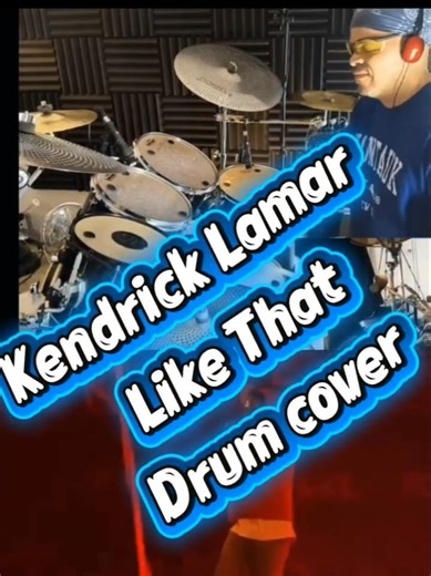 Kendrick Lamar/ like that /drum cover#kendricklamar #hiphop #drums #mapexdrums #drummer