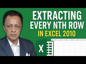 Extract Every Nth Row in Excel 2010 with Power Query | Excel Guru Tutorial