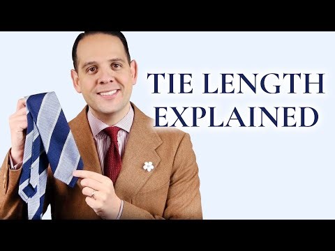 What’s the Proper Tie Length? Look Refined in a Tie