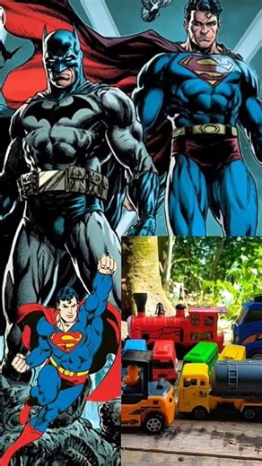 The superheroes Superman,Spiderman, Batman, Avengers vs DC - All Marvel Characters #superman #shorts