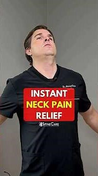 Easy Move for Instant Neck Pain Relief