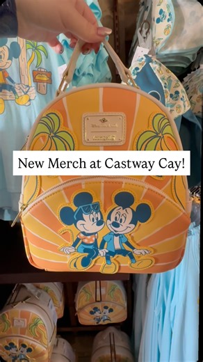 A look at the newest merch collection at Disneys Castaway Cay, exclusive to the island! We’re obsessed!! It definitely goes hand in hand with the collection they released for Lookout Cay! #disney #castawaycay #dcl #disneycruiseline #exploredcl | Vacations Gone Goofy