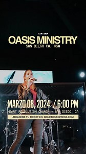 3.2K views · 387 reactions | SAN DIEGO, CALIFORNIA  Es la primera vez que estaremos en su área y no podemos esperar más que llegue ese día, queremos que nos acompañen en esa noche de adoración y exaltación a YAHWEH ❤️ Más info en: @boletosexpress Viernes 08 de Marzo 2024 Heart Revolution Church, San Diego @mardecristalmusic @ismaeldavilapr @legacy.promoters @atmospheremakers | OASIS Ministry | Facebook
