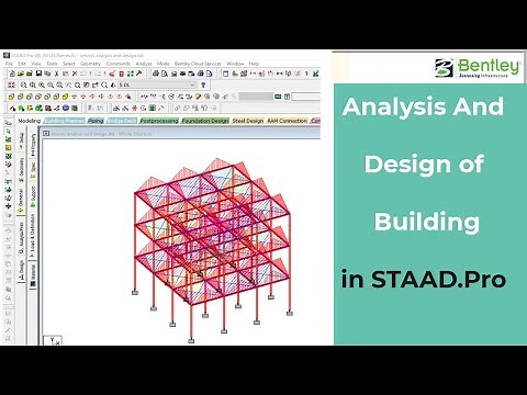 Analysis and Design of Multistorey Building: STAAD.Pro Tutorials