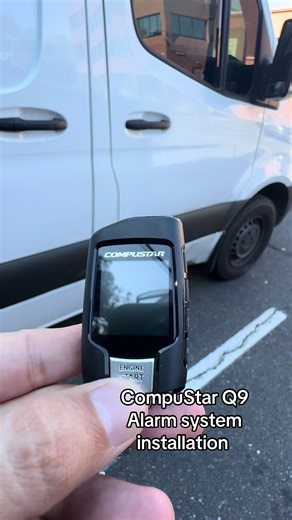 2022 Mercedes Benz Sprinter . We installed a @compustaronline Q9 Alarm/ Remote start system . #caralarm #vehiclesecurity #sprintervan #mercedesbenz #compustarpro