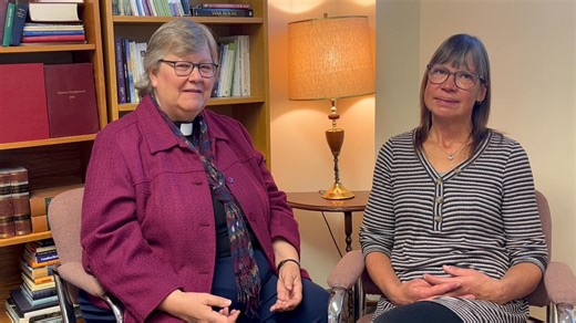 Pastor Marla with Pia Erkkila | Hilldale Lutheran Church
