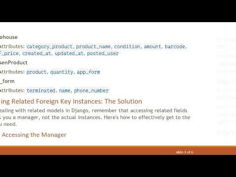 Django Rest Framework: Accessing Related Foreign Key Instances Made Easy