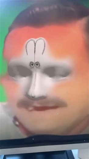 Distorted Portrait Study — Bread Face Layer Experiment