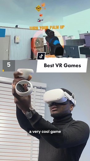 Replying to @Just me These are 5 Cool VR Games! Which game did you prefer from the list? Games mentioned: - • Superhot VR • Pistol Whip • Thrill of the Fight • Resident Evil 4 • Stride - #gaming #vr #meta #metaquest #quest #oculus