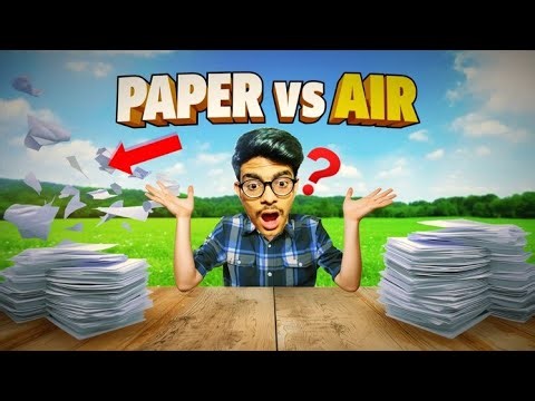 Paper vs Air 💨 – Can Wind Really Beat Paper? 😱 Unbelievable Science Experiment!