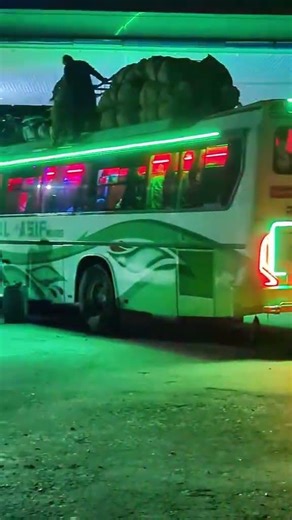 night time beautiful short video Daewoo bus YouTube viral short