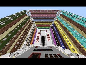 TABLE DE MIXAGE MUSIQUE DJ EN REDSTONE 18 VOIES DANS MINECRAFT !
