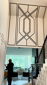 19K views · 4.3K reactions | Grateful to our clients for their patience and for trusting the process. They wanted their entryway with character while making a bold statement and that’s what they got! | CK Wall Designs LLC | Facebook