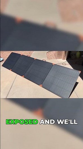 Can You Actually Run a 400W Solar Panel at Half Power? #experiment #solarpanel #diy