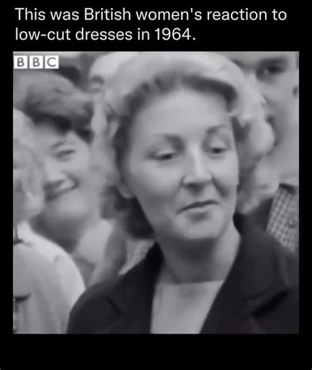 History.listen🌍 on Instagram: "In 1964, the BBC filmed a street interview in Wolverhampton showing just how fiercely ordinary British women rejected the so called “topless” low cut dress. Far from being seen as bold or fashionable, the design was treated as an embarrassing stunt. Women interviewed on the street laughed it off, dismissed it as “disgraceful,” and insisted no self respecting women would ever be seen wearing something so blatantly indecent. Their responses weren’t mild disagreement
