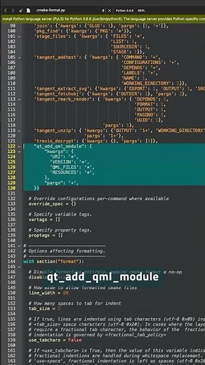 Configuring cmake-format for Qt Commands in Qt Creator 🛠️