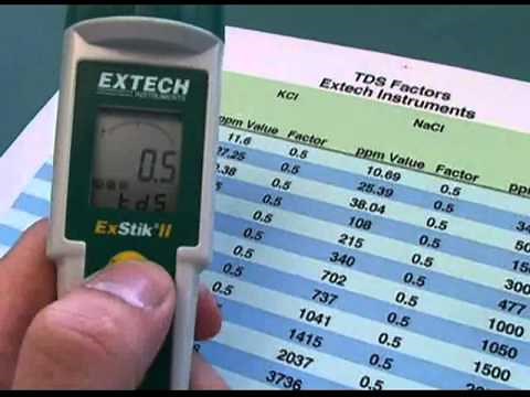 Extech ExStik EC500 Combination Conductivity PH TDS Meter
