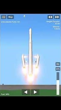 Spaceflight Simulator - How to separate Boosters smoothly to the Sides together iOS