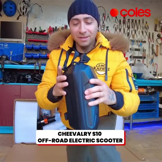 This CHEEVALRY S10 Off-road Electric Scooter is amazing 😍 ⚡ For just $129 👉 shopscpts.com/pages/csr-au ✅ FREE SHIPPING ✅ 24 MONTHS WARRANTY | DealStorm Australia