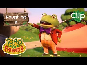 Toad Tries Roughing It! 🏕️ Toad & Friends Clips | Toad & Friends Official