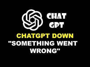 OpenAI Status: ChatGPT Down with "Something went wrong" Error (Server Outage News)