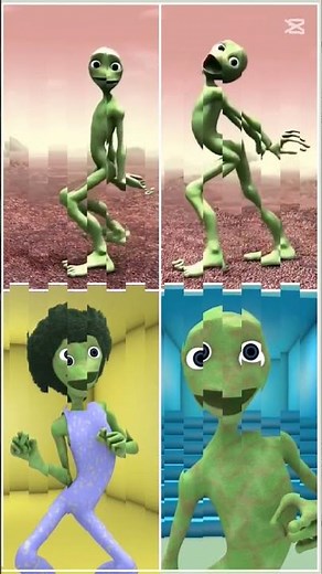 The Fastest Alien Feet Ever! 👟⚡ #aliendance #alienremix #funny #aliengroove