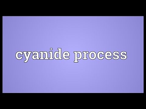 Cyanide process Meaning
