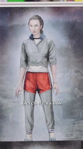 HEY YOU GUYSSS! Did you notice that #MillieBobbyBrown’s costume in @Stranger Things S5 is a reference to this classic 80s movie? 🤯 Here, costume designer Amy Parris breaks down Eleven’s iconic shorts over sweatpants look, plus how the costumes get carefully covered in blood, goo, and dirt as the characters fight their way through the Upside Down in this episode of #BehindTheSeams: #StrangerThings exclusively at the link in bio. (This video contains no major spoilers but does reference details o