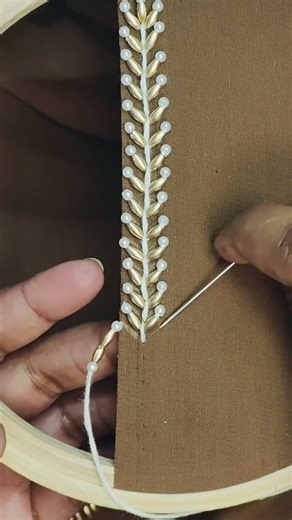 Very beautiful and simple neck design idea Hand embroidery 🪡 tutorial for beginners #beautiful