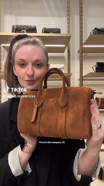 #coachretailemployee #coachny ✨ The @Coach suede Compass 25 and Mott Messenger have my heart 😍 #coachbag