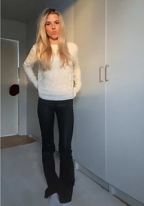 Zara Lace Sweater Outfit Ideas for Stockholm Style