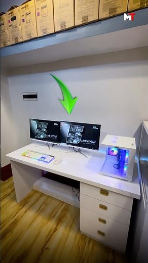 Dual Monitor Trading PC Setup! 📈 #tradingsetup