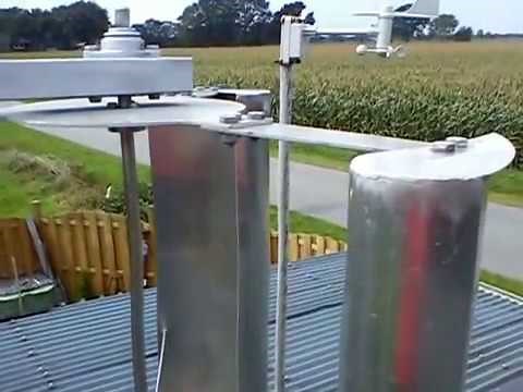 Vertikales Windrad (VAWT) C-Rotor - vertikal axis wind turbine 120x100cm