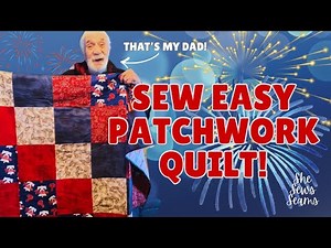 The EASIEST Beginner Quilt Ever | Simple Themed Patchwork Quilt