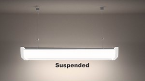 Lightdot LED Linear High Bay Shop Light, 3FT 240W 100-277V 【Driver Equipped】 240W 33600LM [Eqv.960W MH] 5000K Large Coverage Linear 2x3 High Bay LED Fixtures for Warehouse Garage -ETL, 4Pack