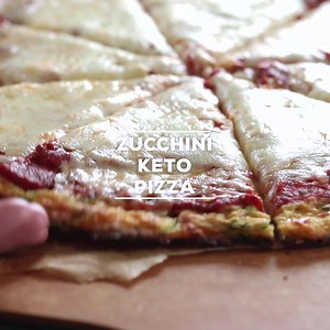 68K views · 271 reactions | Make the most of summer vegetables and still enjoy that chewy pizza crust with this low carb recipe for zucchini 勒keto pizza.  | Gluten Free on a Shoestring | Facebook