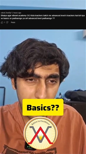 Will Vibrant Teachers teach Basics⁉️🤔#jee#jee2026#jee2027#jeemains2026#iit#shorts#motivation