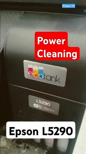 #epson #printer power cleaning l5290 #head