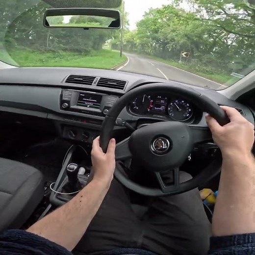 POV : Slow car fast