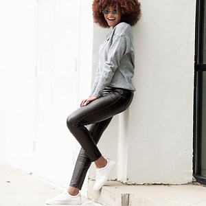 121 reactions | Take Leather-Like Skinny Pants with you from day to night! | SPANX | Facebook