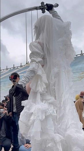【COSPLAY】YoRHa 2B’s White Wedding Dress is STUNNING!