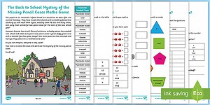 Year 2 The Maths Mystery of Who Found the Class Bear